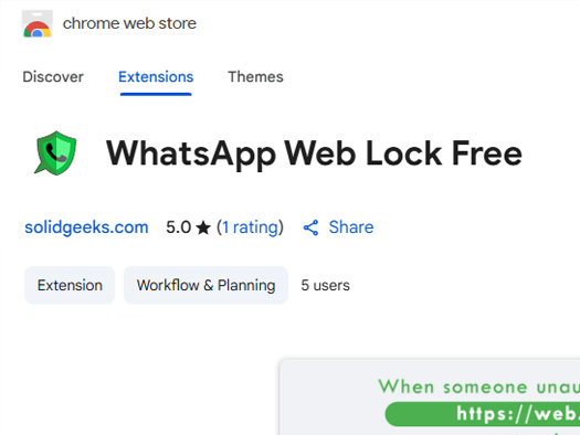 WhatsApp Web Lock Free